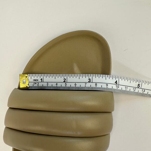 Beatrice Valenzuela Monocolor Sandalia Slides Sandals US Size 7 Taupe - Picture 6 of 14